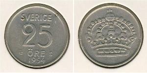 25 Ore Suède Cuivre/Nickel 