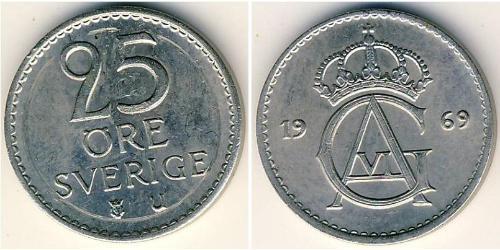 25 Ore Suède Cuivre/Nickel 