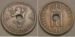 25 Ore Norwegen Kupfer 