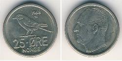 25 Ore Norwegen Kupfer/Nickel 