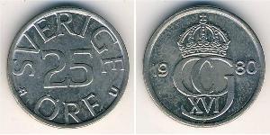 25 Ore Schweden Kupfer/Nickel 