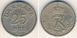 25 Ore Dinamarca Níquel/Cobre 