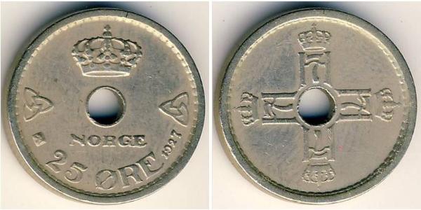 25 Ore Noruega Níquel/Cobre 