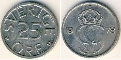 25 Ore Suecia Níquel/Cobre 