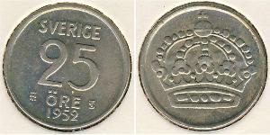25 Ore Suecia Níquel/Cobre 