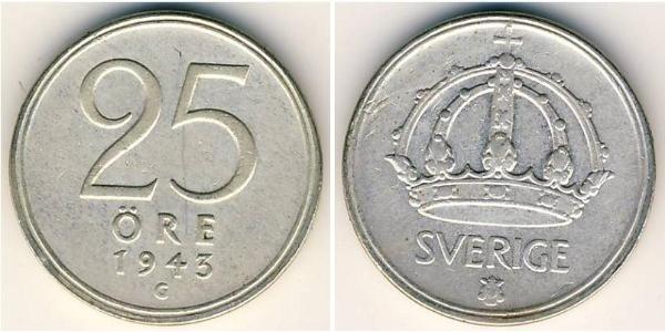 25 Ore Suecia Plata 