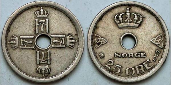 25 Ore Norvegia Rame/Nichel 