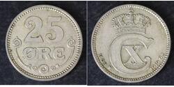 25 Ore Dänemark Silber 