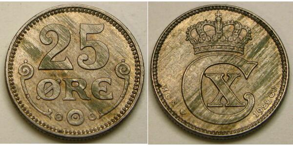 25 Ore Dänemark Silber 