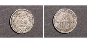 25 Ore Schweden Silber 