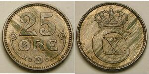 25 Ore Denmark Silver 