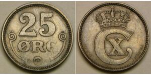 25 Ore Denmark Silver 