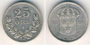 25 Ore Sweden Silver 