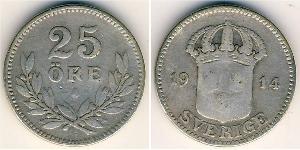 25 Ore Sweden Silver 