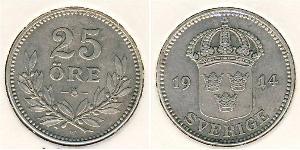 25 Ore Sweden Silver 