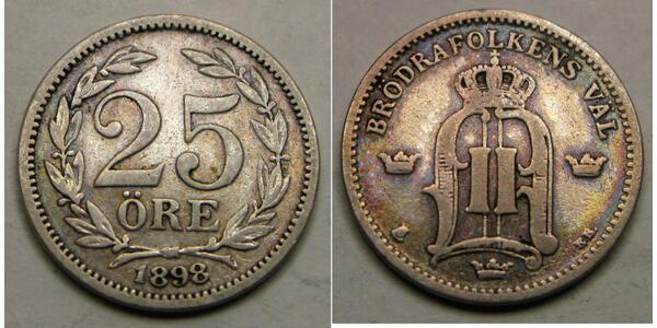 25 Ore Sweden Silver 