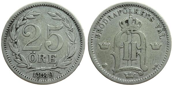 25 Ore Sweden Silver 