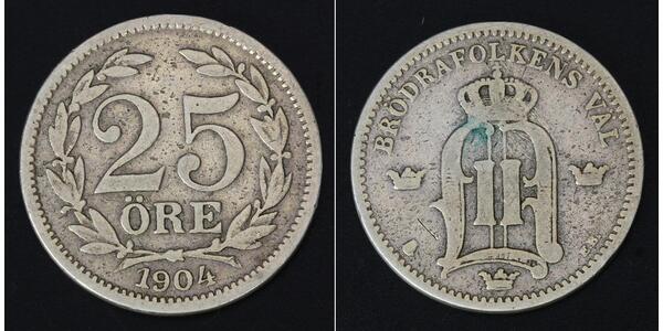 25 Ore Sweden Silver 