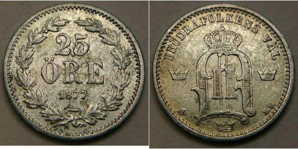 25 Ore Sweden Silver 