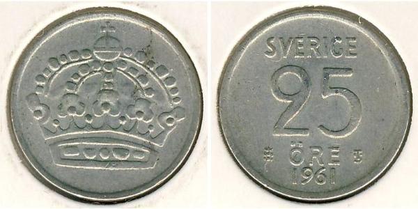 25 Ore Sweden Silver 