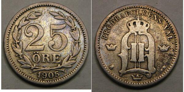 25 Ore Sweden Silver 