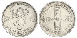25 Эре Норвегия Серебро Хокон VII (1872 - 1957)