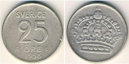 25 Ore 瑞典 銀 