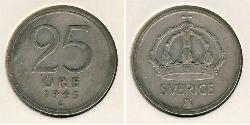 25 Ore 瑞典 镍/銅 