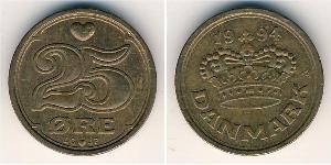 25 Ore 丹麦 青铜 