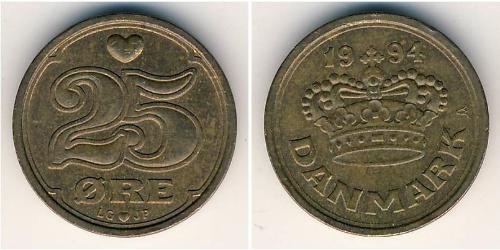 25 Ore 丹麦 青铜 