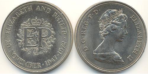 25 Penny Feriind Kiningrik (1922-) Cuivre/Nickel Elizabeth II (1926-2022)