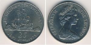 25 Penny  Cuivre/Nickel Elizabeth II (1926-2022)