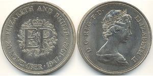 25 Penny Vereinigtes Königreich (1922-) Kupfer/Nickel Elizabeth II (1926-2022)