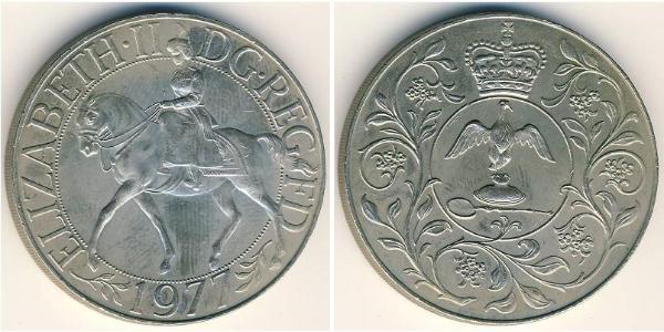 25 Penny Reino Unido (1922-) Plata Isabel II (1926-2022)