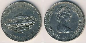 25 Penny Tristan da Cunha Silver Elizabeth II (1926-2022)