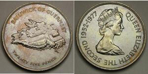 25 Penny Guèrneseyi  Elizabeth II (1926-2022)