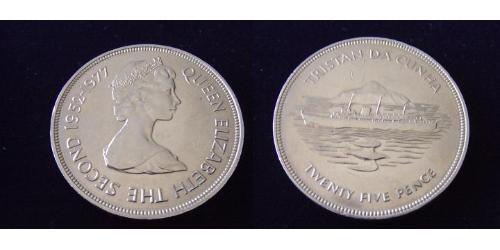 25 Penny Tristan da Cunha  Elisabetta II (1926-2022)