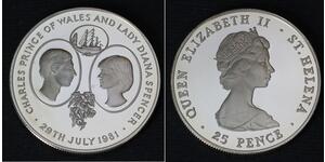 25 Penny Île Sainte-Hélène (1981 - )  