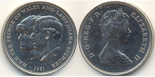 25 Penny United Kingdom (1922-) 銅/镍 伊丽莎白二世 (1926-2022)