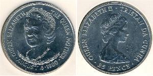 25 Penny 特里斯坦-达库尼亚 銅/镍 伊丽莎白二世 (1926-2022)