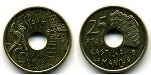 25 Peseta Royaume d’Espagne (1976 - )  