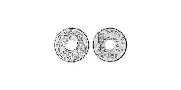 25 Peseta 西班牙 青铜/铝 