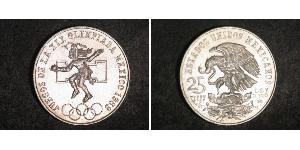 25 Peso Mexique (1867 - ) Argent 