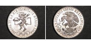 25 Peso Mexique (1867 - ) Argent 