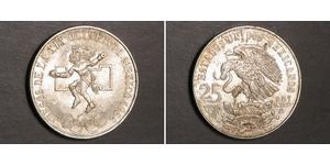 25 Peso Mexique (1867 - ) Argent 