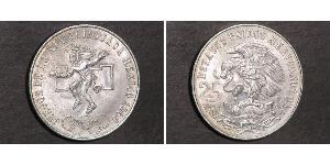 25 Peso Mexique (1867 - ) Argent 