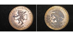 25 Peso Mexique (1867 - ) Argent 