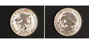 25 Peso Messico (1867 - ) Argento 