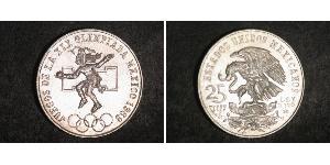 25 Peso Messico (1867 - ) Argento 