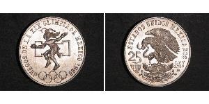 25 Peso Messico (1867 - ) Argento 